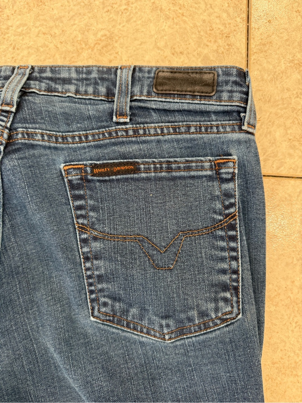 Harley-Davidson Women's Medium Blue Straight Leg Jeans